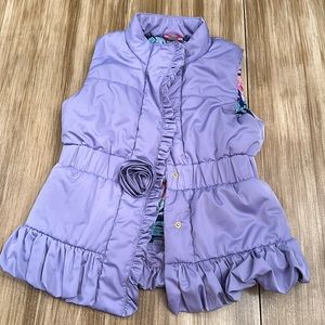Lilly Pulitzer girls puffer vest size Large (8-10)
